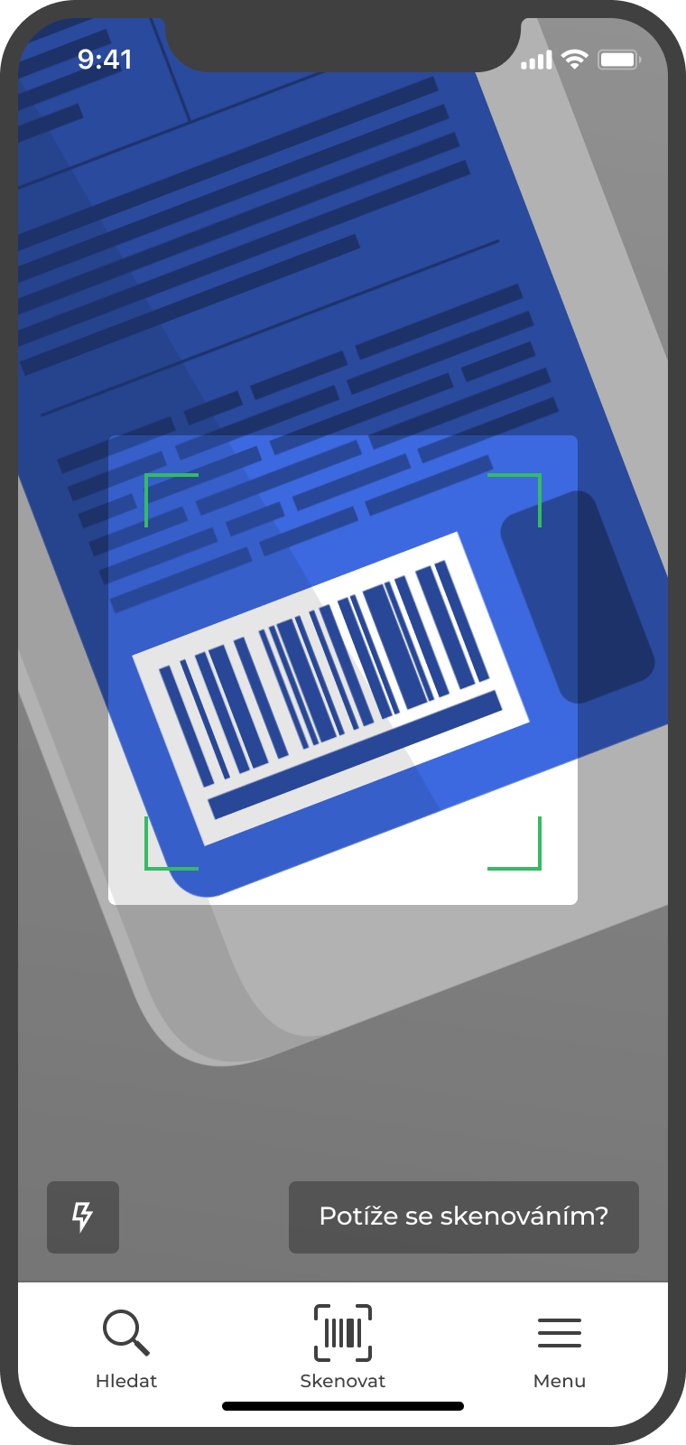 Scanning en GreenScan app scanning
